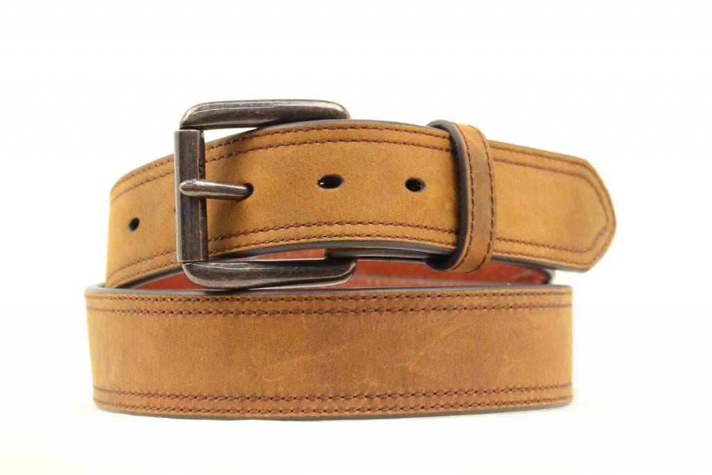 Men's Distressed Brown Western Belt.