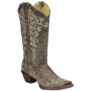 Corral Women's Brown Crater Embroidered Boot