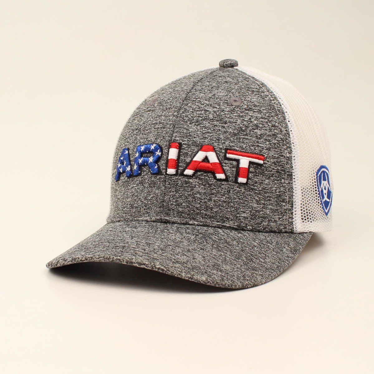 Men's American Flag Text Cap.