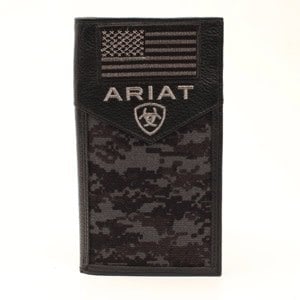 Men's Black Camo Rodeo Wallet