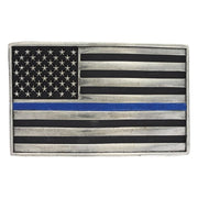 Montana Silversmiths Thin Blue Line Buckle