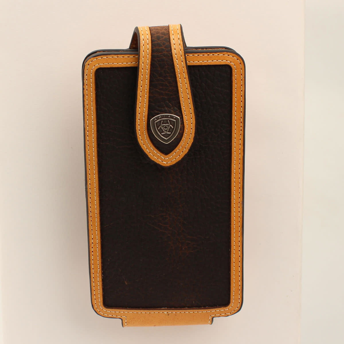 Ariat Large Leather Two-Tone Cell Phone Case