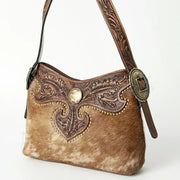 American Darling Cowhide Tooled Shoulder Bag