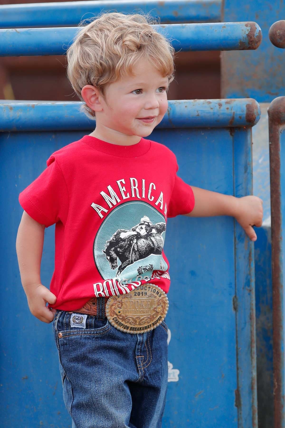 Cinch Infant Boy's Red Graphic Tee