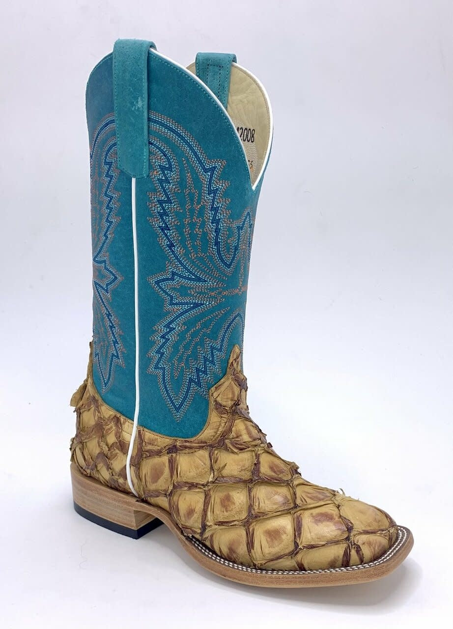 Macie Bean Antique Bass Turquoise Boot.