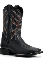 Ariat Kid's Black Tycoon Western Boot