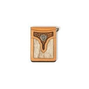 Ariat Men's Calf Hair Bi-Fold Money Clip