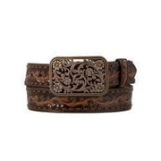 Ariat Women's Floral Embossed Western Belt