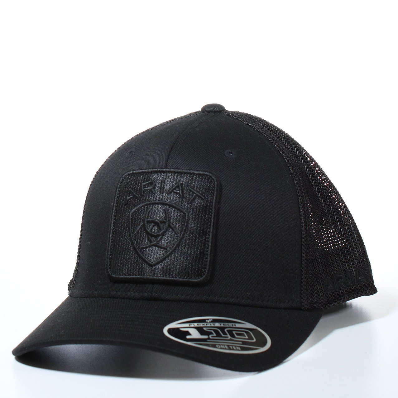 Ariat Men's Black Patch Cap.