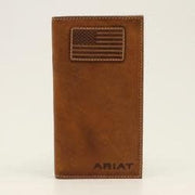 Ariat Men's Flag Patch Rodeo Wallet