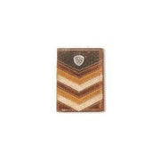 Ariat Men's Patchwork Tri-Fold Wallet