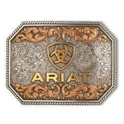 Ariat Floral Engraved Logo Western Buckle