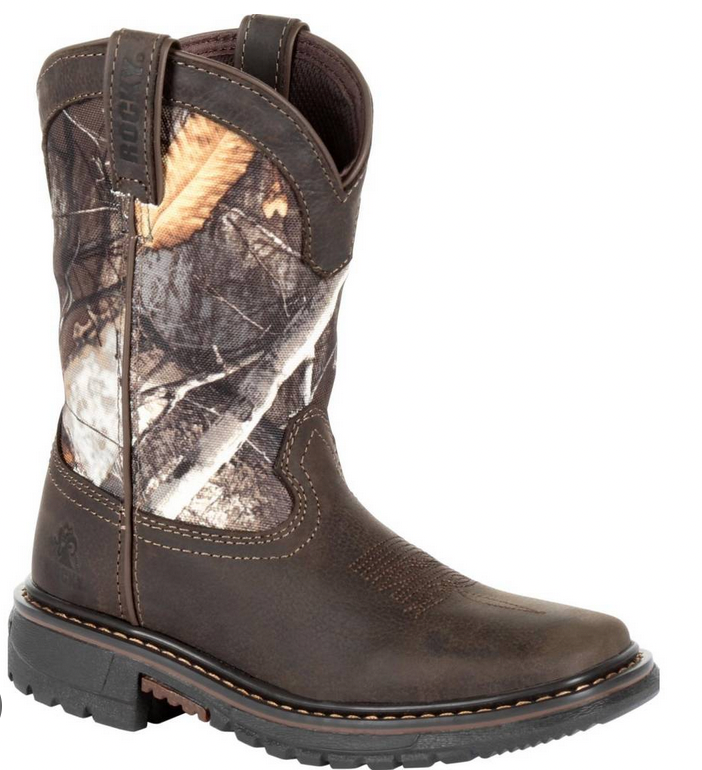 Rocky Youth's Original Ride FLX Waterproof Western Boot