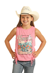 Rock & Roll Cowgirl Girl's Fringe Tank