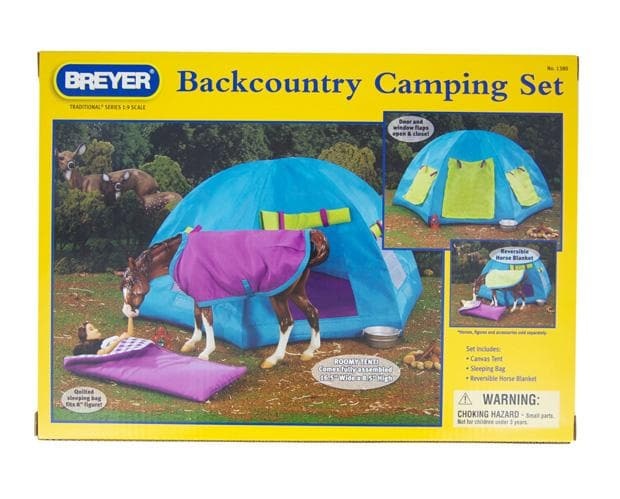 Breyer Horses Backcountry Camping Set.