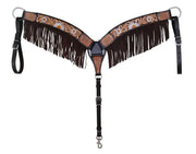 Rafter T Daisy Fringe Breastcollar