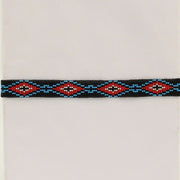 Twister Black Beaded Hatband