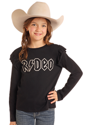 Rock & Roll Girl's Rodeo Ruffle Top