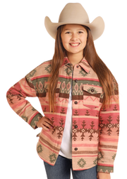 Rock & Roll Girl's Aztec Shirt Jacket