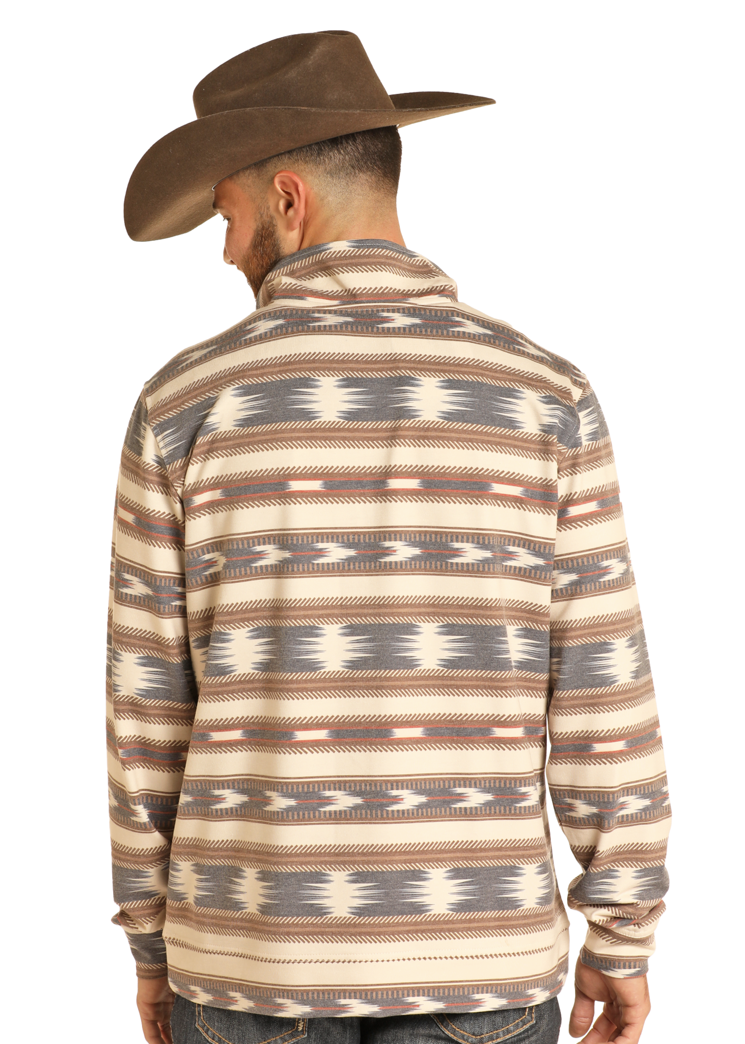 Rock & Roll Men's Stripe Performance Pullover