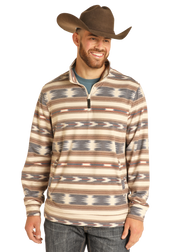 Rock & Roll Men's Stripe Performance Pullover