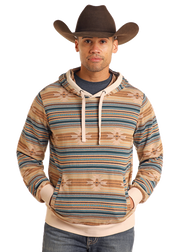 Rock & Roll Cowboy Men's Aztec Hoodie