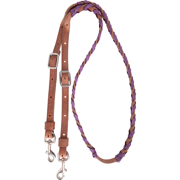 Martin Barrel Reins Purple Lace BR58BLPRL