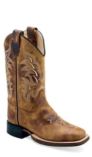 Old West Children's Tan Western Boot