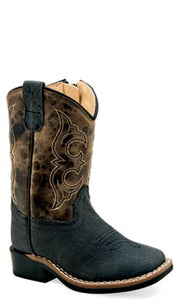 Old West Toddler's Black Western Boot