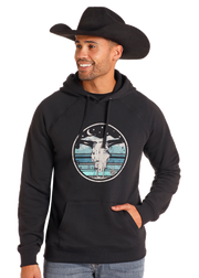 Rock & Roll Men's Skull Graphic Hoodie