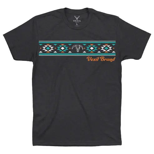 Vexil Men's Bull Skull Aztec Tee