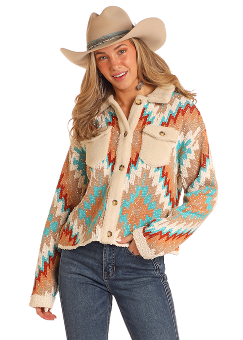 Rock & Roll Cowgirl Aztec Cardigan