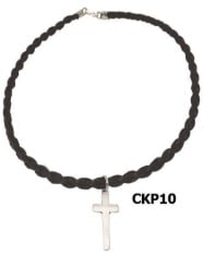 Horse Hair Cross Choker Necklace