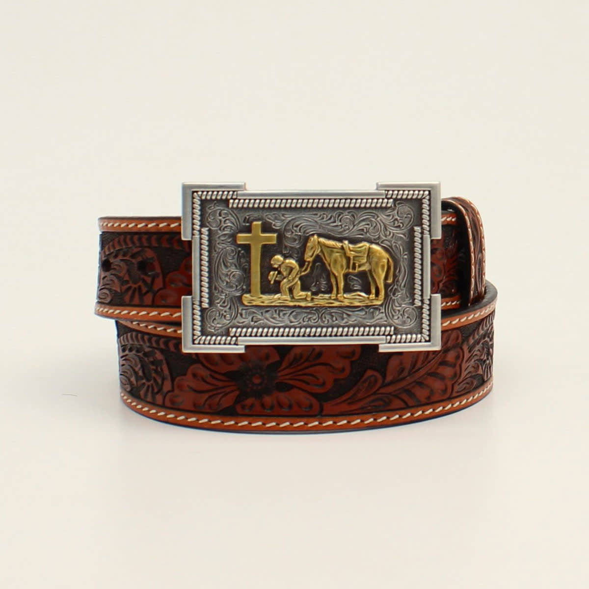 3D Belt Co Boy's Cowboy Prayer Belt