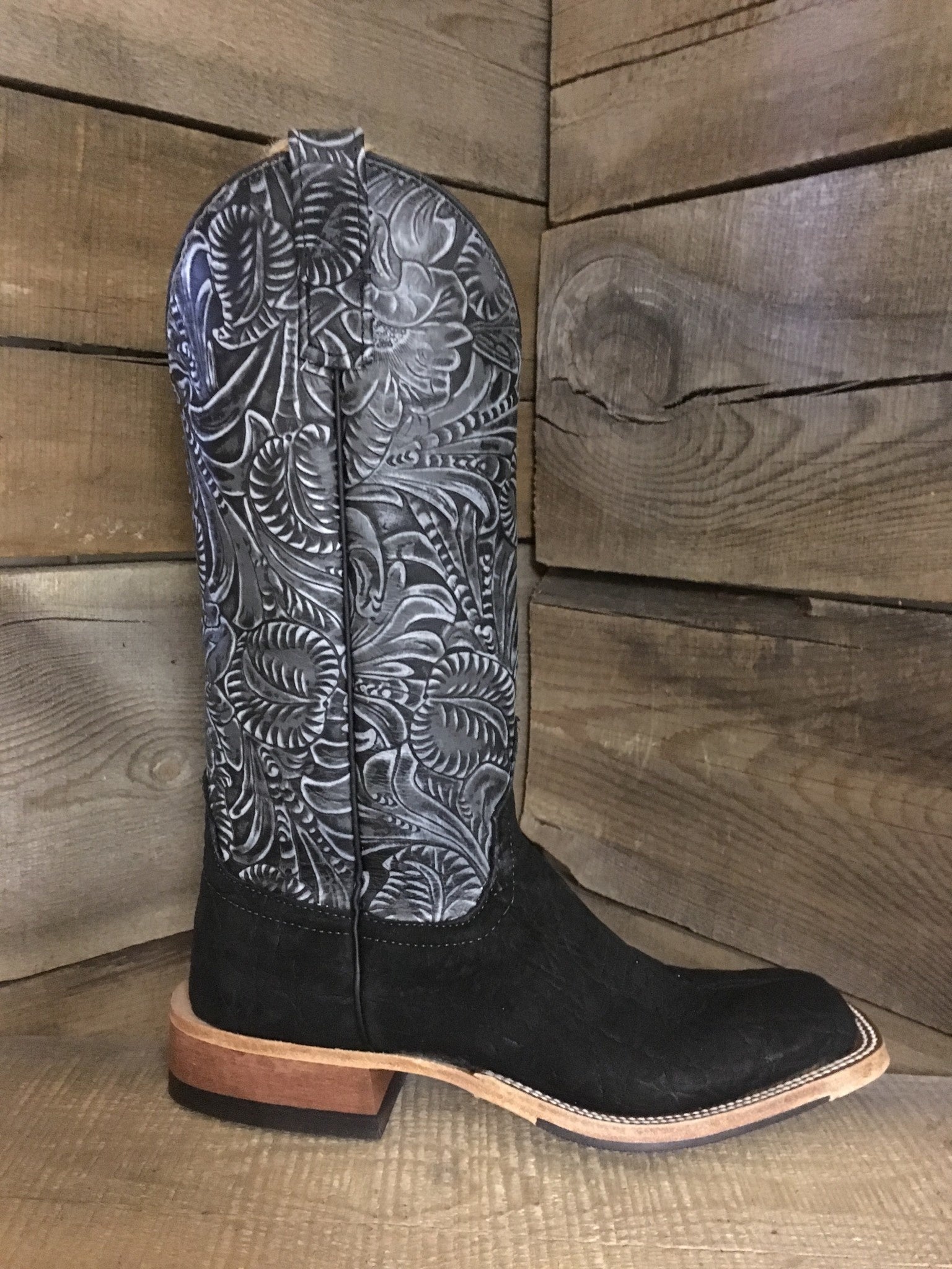 Anderson Bean Ladies Black Elephant Boots