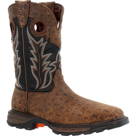 Durango Men's Gator Print Steel Toe Work Boot