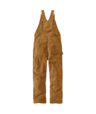 Carhartt Men's Loose Fit Firm Duck Insulated Bib