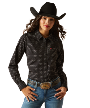 Ariat Kirby Gia Geometric Printed Long Sleeve Shirt