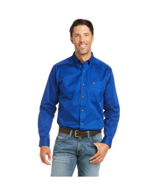 Ariat Men's Fitted Ultramarine Solid Shirt