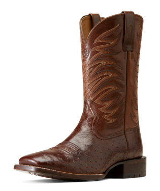 Ariat Men's Badlands Smooth Ostrich Boot C3