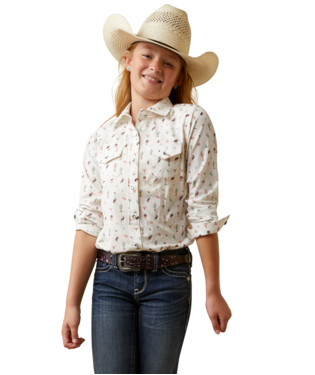 Ariat Girl's Santa Fe Snap Front Shirt.