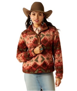 Ariat Women's Berber Snap Front Sweatshirt.