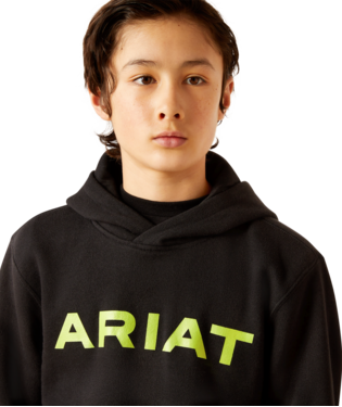 Ariat Boy's Front Logo Hoodie C4.