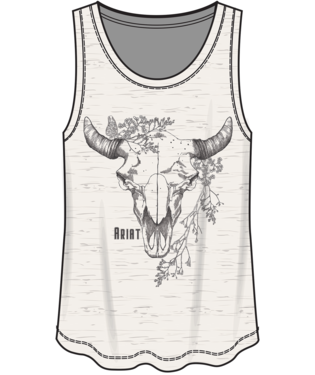 Ariat Women's Deadwood Cream Tank Top