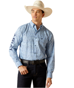 Ariat Men's Team Vaughn Fitted Long Sleeve Shirt