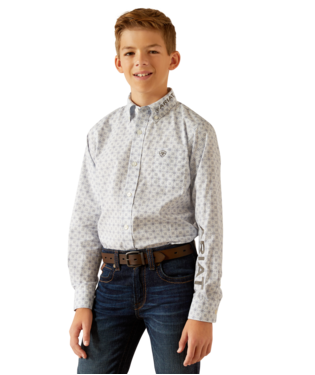 Ariat Boy's Team Kody Classic Fit Button Down Shirt