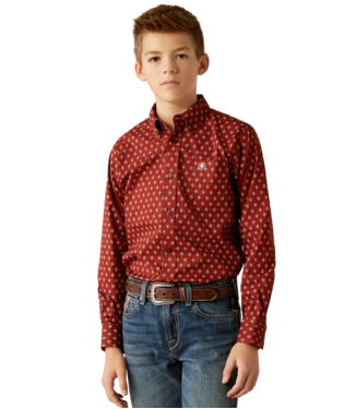 Ariat Boy's Pax Classic Fit Button Down Shirt