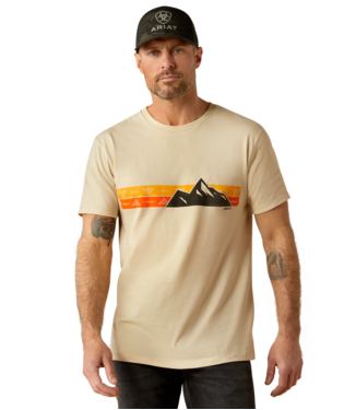 Ariat Men's Southwestern Mountain Stripe Tee C3