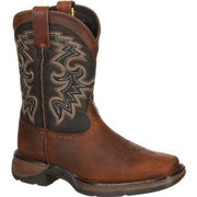 Durango Kids Black Topped Western Boot