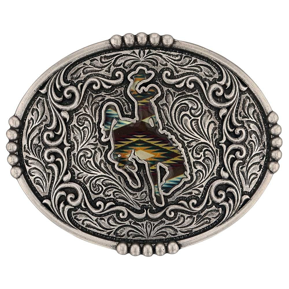 Montana Silversmiths Sunrise Bronc Attitude Buckle.